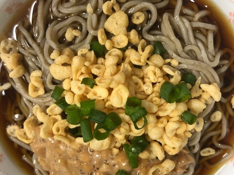 冷やしたぬき納豆蕎麦⭐